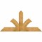 Ekena Millwork Richland Rough Sawn Timber Gable Bracket, Western Red Cedar, 60"W x 30"H x 2"D x 6"F, 12/12 Pitch GBW060X30X0206RIC00RWR - alternate 1